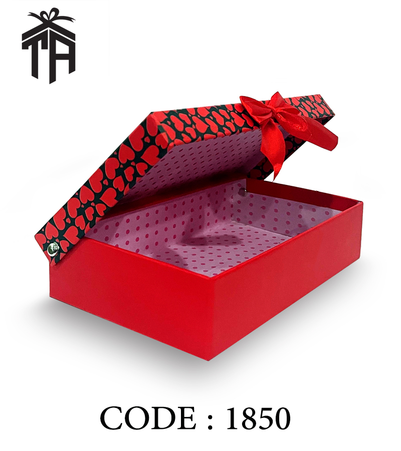 هارد باکس مستطیلی تک سایز لولایی کد 1850